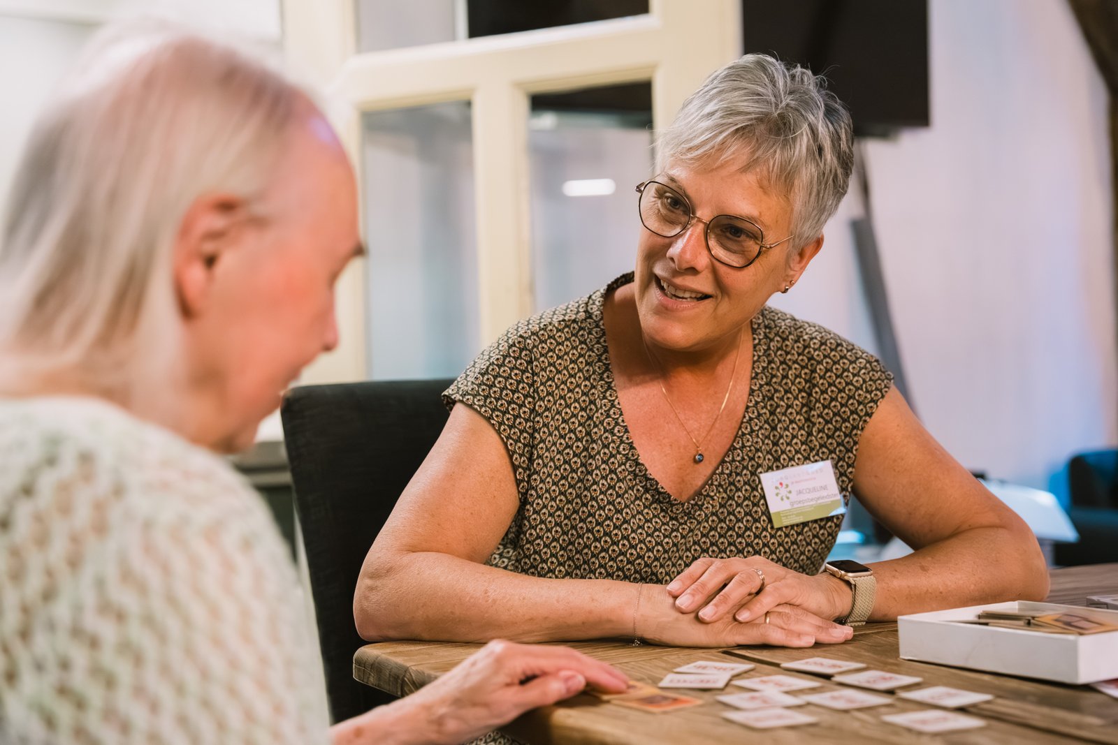 Een spelletje doen kan ook bij ons